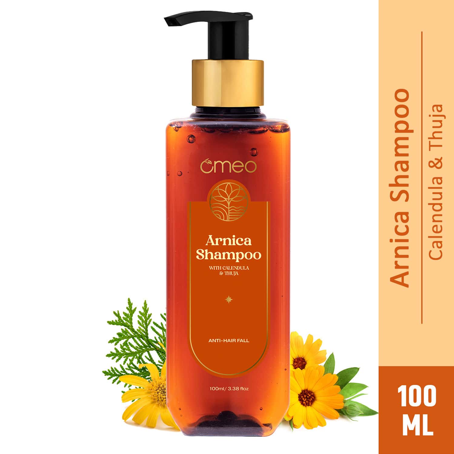 Omeo Arnica Shampoo With Natural Extracts Of Arnica 100ml | Supports Hair Growth