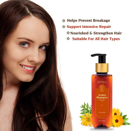 Omeo Arnica Shampoo With Natural Extracts Of Arnica 100Ml | Supports Hair Growth