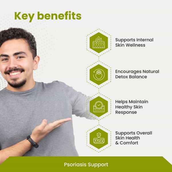 Green Milk Psorapex Tablets | Ayurvedic Skin Wellness & Detox Support | 5 X 30 Tablets