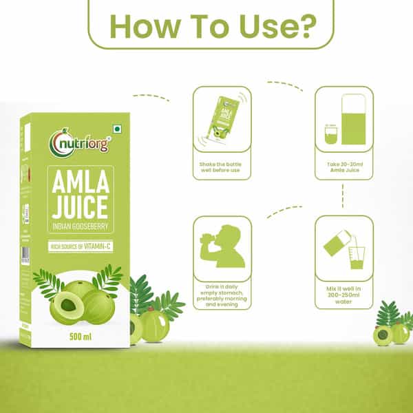 Nutriorg Amla Juice 500Ml