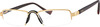 Klar Eye Half Rim Rectangle Reading Glasses Men And Women Powers +0.75 To +3.50 +1 Power Yellow Gold