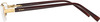 Klar Eye Half Rim Rectangle Reading Glasses Men And Women Powers +0.75 To +3.50 +1 Power Yellow Gold