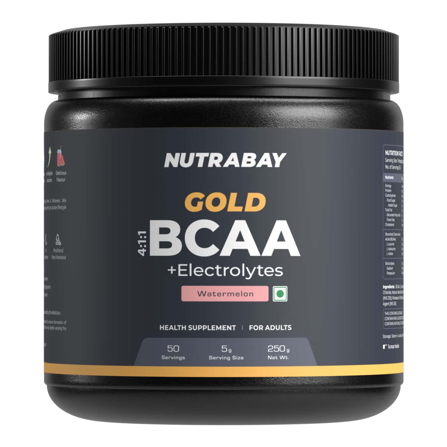 Nutrabay Gold Bcaa 4:1:1 - Watermelon - 300g