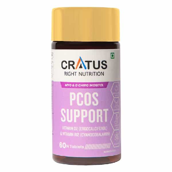 Cratus Nutrition Pcos Tablets Hormonal Balancing & Fertility Support For Pcos Management 60 Tablets