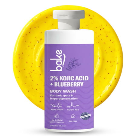 Bake 2% Kojic Brightening Body Wash With Glycolic & Arbutin (300ml)