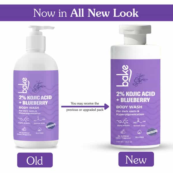 Bake 2% Kojic Brightening Body Wash With Glycolic & Arbutin (300Ml)