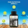 Pure Nutrition Omega 3 Fish Oil With Epa And Dha For Brain - Heart And Eye Health - 60 Softgels