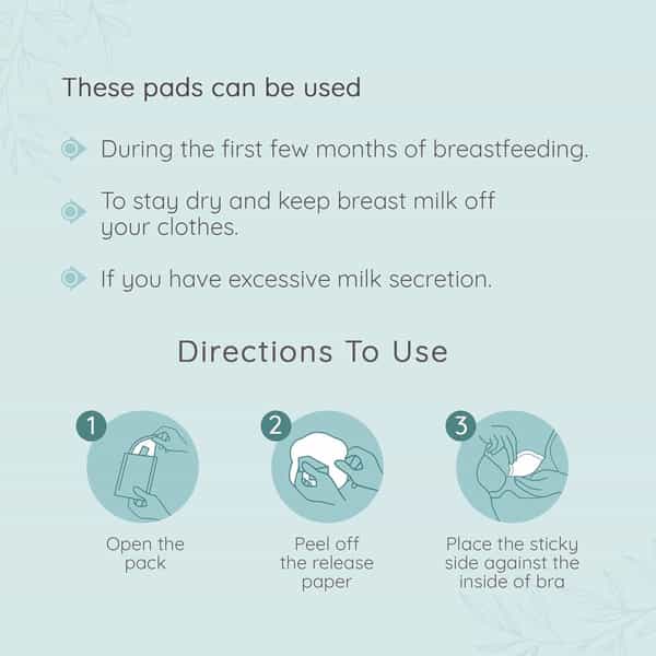 Pee Safe Super Soft And Absorbent Breast Pads | For New Mothers | Pack Of 24 Nursing Breast Pad