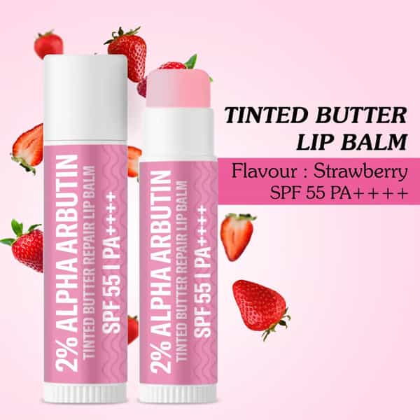 Bake 2% Alpha Arbutin Tinted Lip Balm Spf 55 Pa++++ For Pigmented Lips (5G)