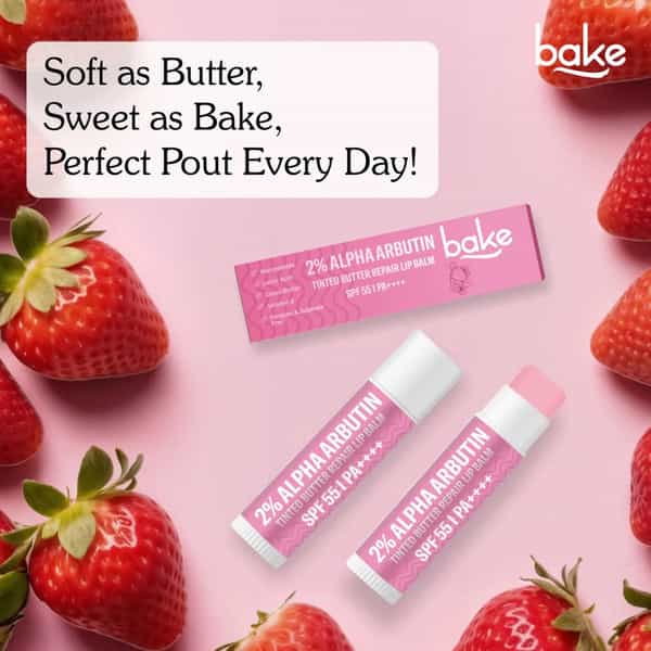 Bake 2% Alpha Arbutin Tinted Lip Balm Spf 55 Pa++++ For Pigmented Lips (5G)