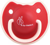 R For Rabbit Tusky Pacifier-L Red