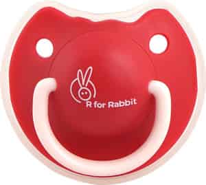 R For Rabbit Tusky Pacifier-l Red