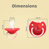 R For Rabbit Tusky Pacifier-L Red