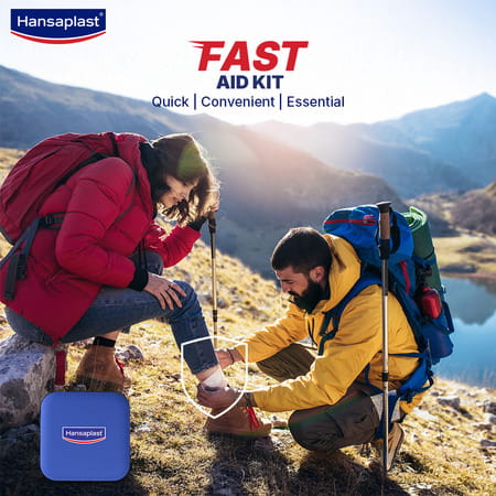 Hansaplast Fast Aid Kit Medicated Dressing Kit 1 No'S