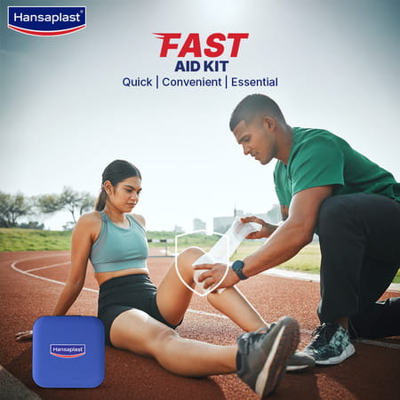 Hansaplast Fast Aid Kit Medicated Dressing Kit 1 No'S