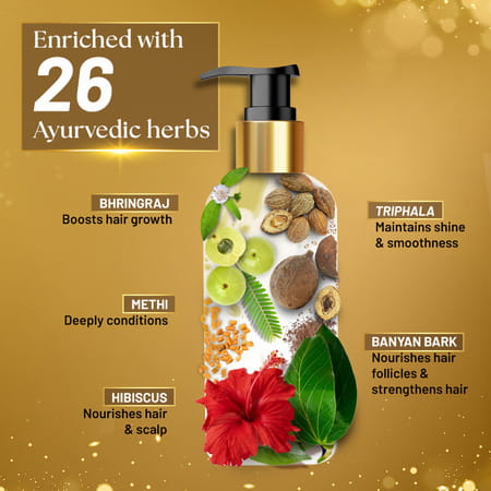 Sesa Rephase Medicinal Shampoo Helps Control Hair Fall & Promotes Hair Growth 300 Ml