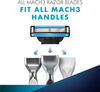 Gillette Mach 3 Turbo Manual Shaving Razor Blades (Cartridge) Pack 4