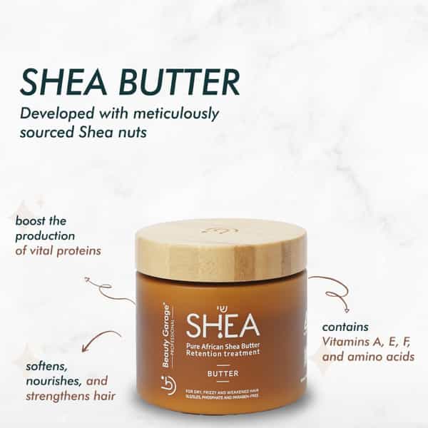 Beauty Garage Pure African Shea Retention Treatment Butter 500Ml