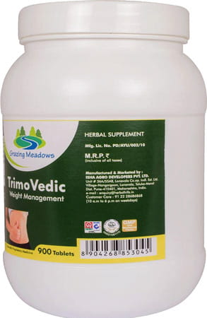Grazing Meadows Trimovedic 900 Tablets | Natural Supplement For Weight Management