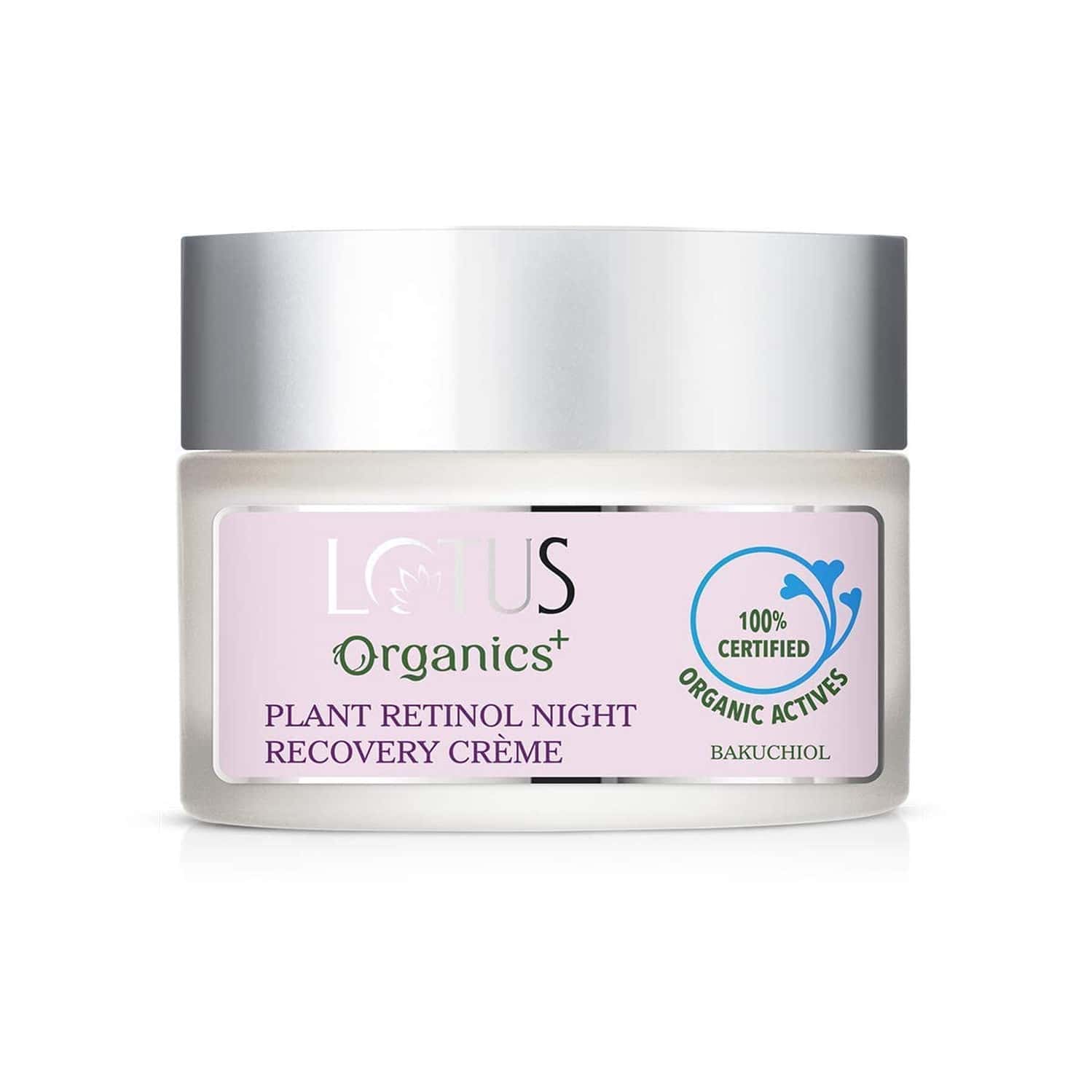 Lotus Organics+ Bakuchiol Plant Retinol Recovery Night Cream 50g