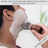 Hajamat Wooden Shaving Brush For Men Sheesham Wood Premium Handle