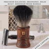 Hajamat Wooden Shaving Brush For Men Sheesham Wood Premium Handle