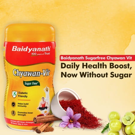 Baidyanath Sugarfree Chyawan Vit- Specially Formulated Chyawanprash With No Added Sugar