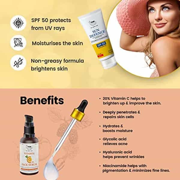 Tnw The Natural Wash Vitamin C Face Serum|Skin Clearing | Face Brightening Anti-Aging Serum - 170G