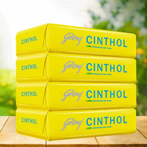 Cinthol Lime Soap 100G - Pack Of 4