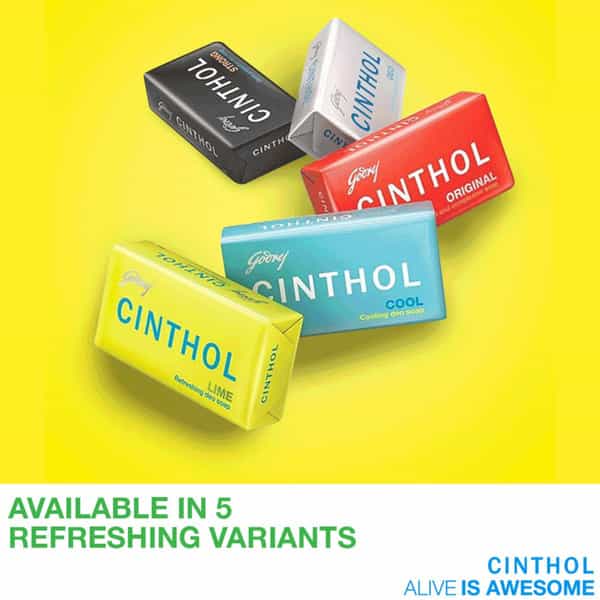 Cinthol Lime Soap 100G - Pack Of 4