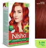 Nisha Creme Hair Color 5.64 Copper Red 120G Pack Of 2 | Ammonia Free Permanent Hair Colour