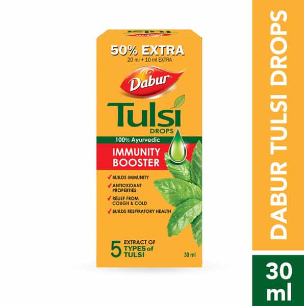 Dabur Tulsi Drops (20Ml+10Ml)