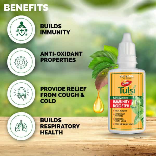 Dabur Tulsi Drops (20Ml+10Ml)