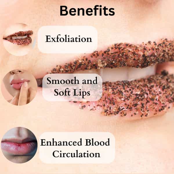 Dermistry Strawberry Shea Butter Spf 10 & Dark Dry Tan Pigmentation Removal Lip Balm Coffee Scrub