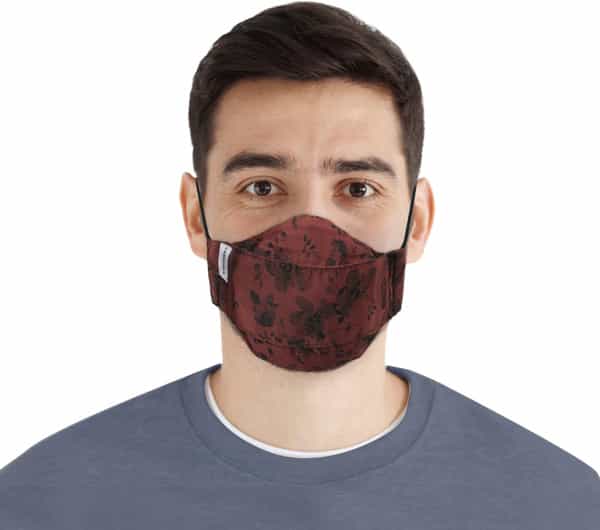 Carriall Adult Unisex 3 Layer Reusable Washable Cotton Mask (Camsl051) Pack Of 3