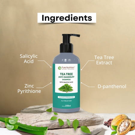 Pure Nutrition Tea Tree Anti-Dandruff Shampoo 250 Ml