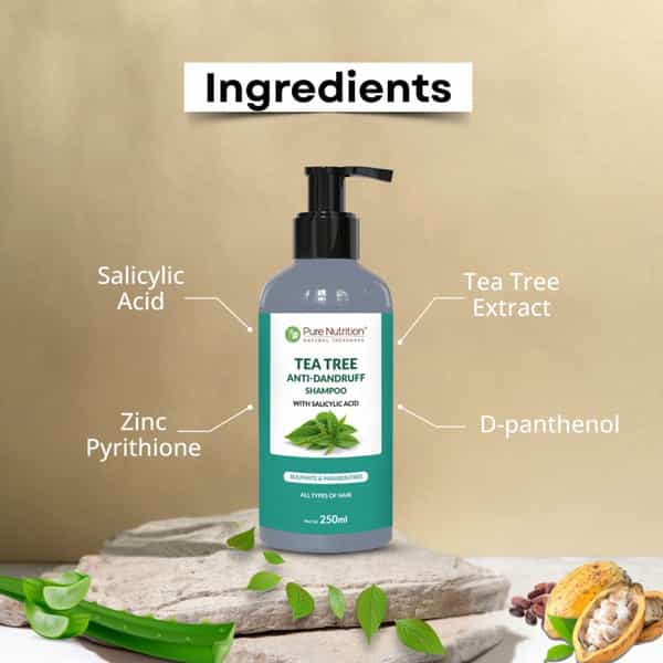 Pure Nutrition Tea Tree Anti-Dandruff Shampoo 250 Ml
