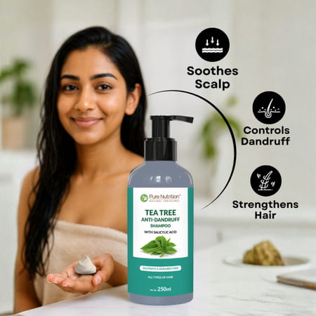 Pure Nutrition Tea Tree Anti-Dandruff Shampoo 250 Ml