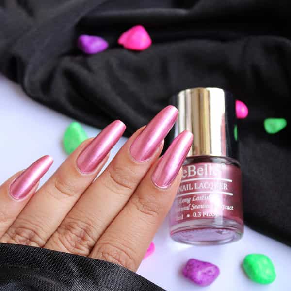 Debelle Natural Nail Polish Combo Kit Of 3(Metallic Pink,Pink Shimmer,Baby Pink), 24 Ml (8 Ml Each)