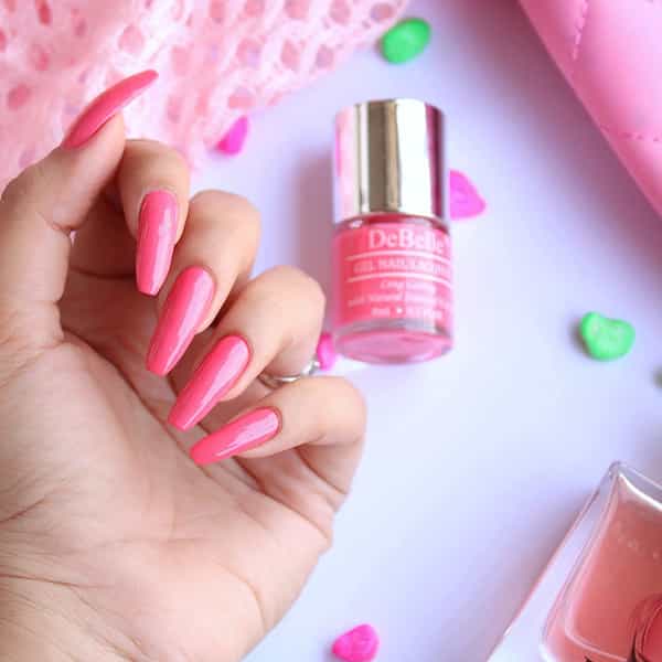 Debelle Natural Nail Polish Combo Kit Of 3(Metallic Pink,Pink Shimmer,Baby Pink), 24 Ml (8 Ml Each)