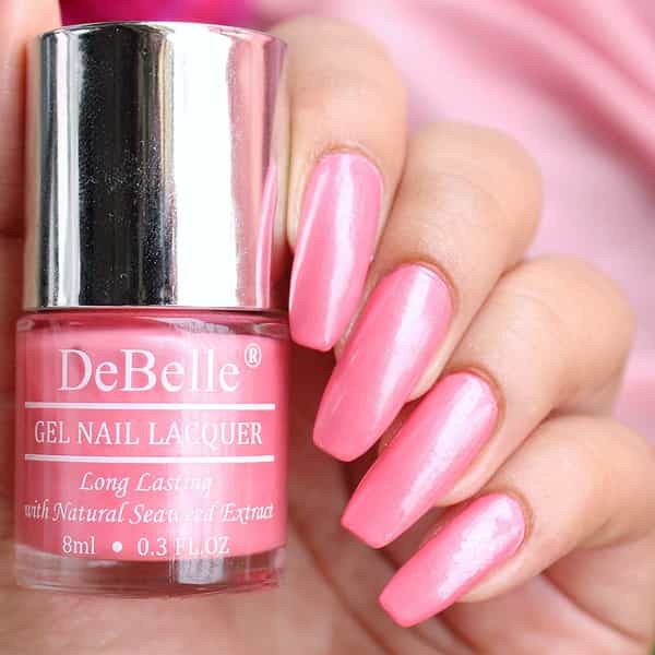 Debelle Natural Nail Polish Combo Kit Of 3(Metallic Pink,Pink Shimmer,Baby Pink), 24 Ml (8 Ml Each)