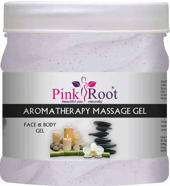 Pink Root Aromatherapy Face & Body Massage Gel 500Ml