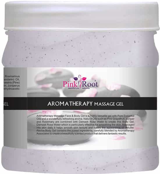Pink Root Aromatherapy Face & Body Massage Gel 500Ml