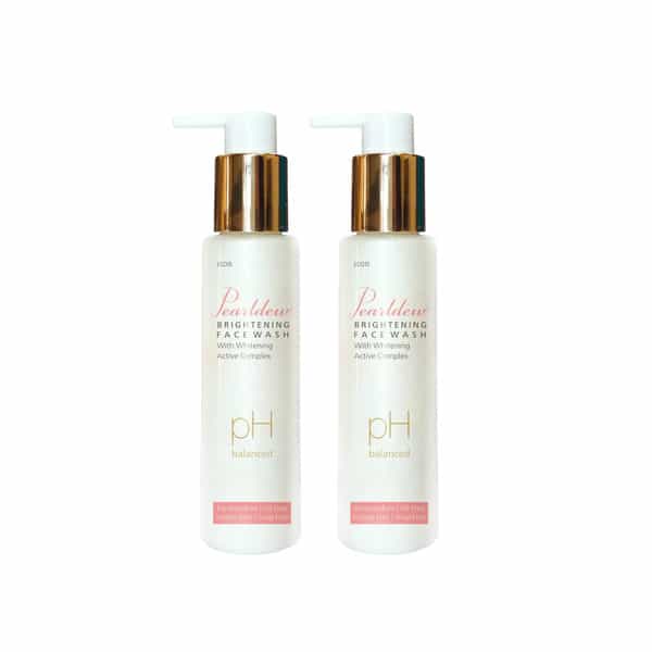 Pearldew Brightening Face Wash 100 Ml|With Licorice | Aloe Vera | Vitamin E & B3|100 Ml (Pack Of 2)