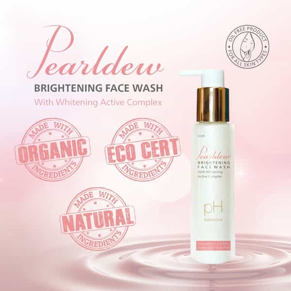 Pearldew Brightening Face Wash 100 Ml|With Licorice | Aloe Vera | Vitamin E & B3|100 Ml (Pack Of 2)