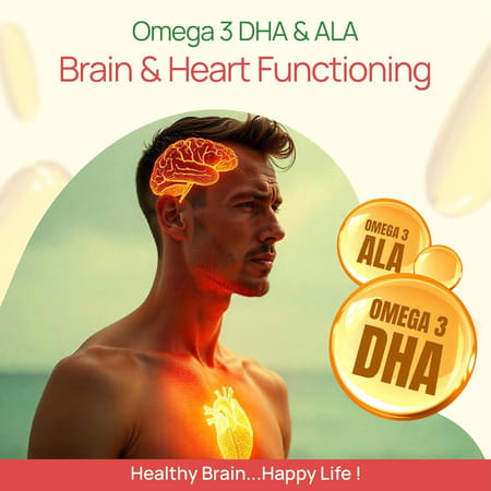 Bliss Welness Penta Omega Advanced Formula For Heart Brain Skin & Joints & Metabolism 60 Softgels