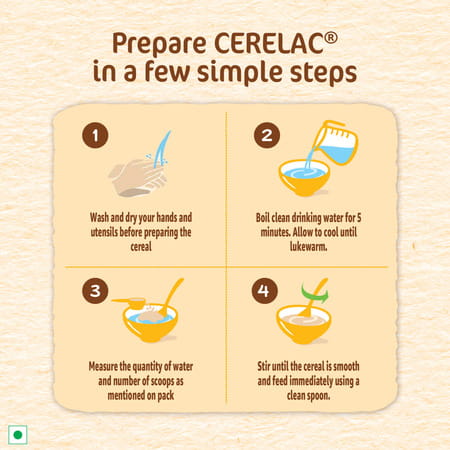 Nestle Cerelac Ragi Apple Baby Cereal | No Refined Sugar | Stage 1 | 6 - 24 Months | 300gm