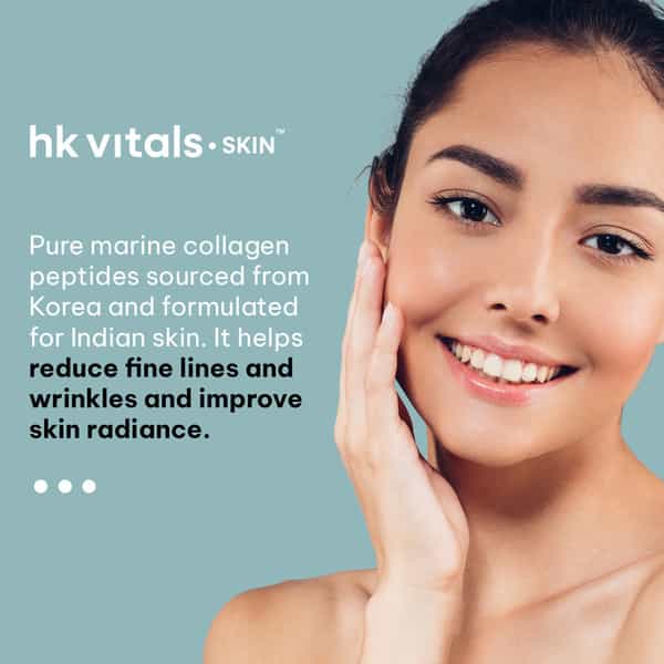 Hk Vitals Korean Marine Collagen Supplement (Orange | 250G) With Sipper | 300Ml | Combo