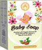 Mom & World Natural Baby Soap Enriched With Organic Coconutoil | Sweet Almondoil | Vitamine-125G