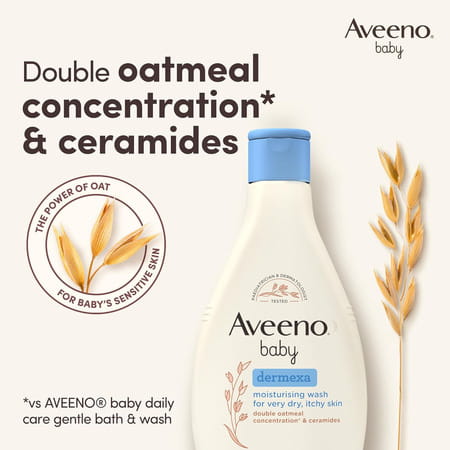 Aveeno Baby Dermexa Moisturising Wash 250 Ml